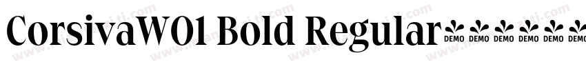 CorsivaW01 Bold Regular字体转换
